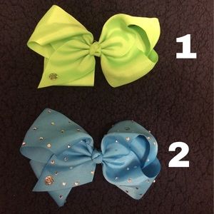 Jojo Bows- Green and Blue selection (1-2)